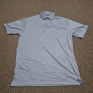 Collars & Co White FeatherweightStripped Pattern Sz Small